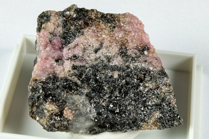 Pink Vittinkiite with Orange Spessartine Garnets - Madagascar #345077